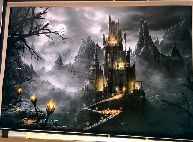 Art Print **Dracula's Castle** 13x19 Inches